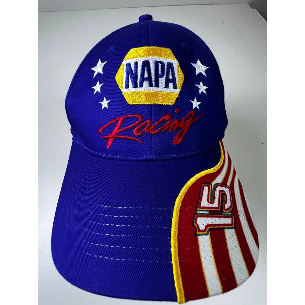VTG NAPA Racing Hat Michael Waltrip #15  Adjustable‎ Adult Blue